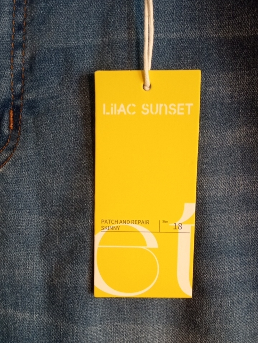 LILAC SUNSET SKINNY JEANS - Picture 4 of 12